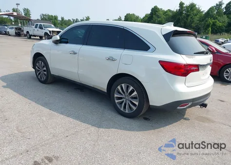 2014 Acura Mdx Technology Pkg W/Entertainment Pkg from USA, damaged, VIN 5FRYD3H66EB003655